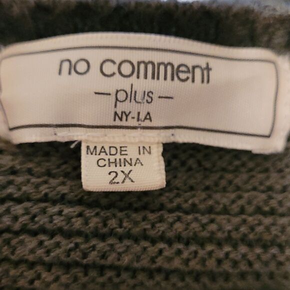 No comment color block sweater - Picture 4 of 6